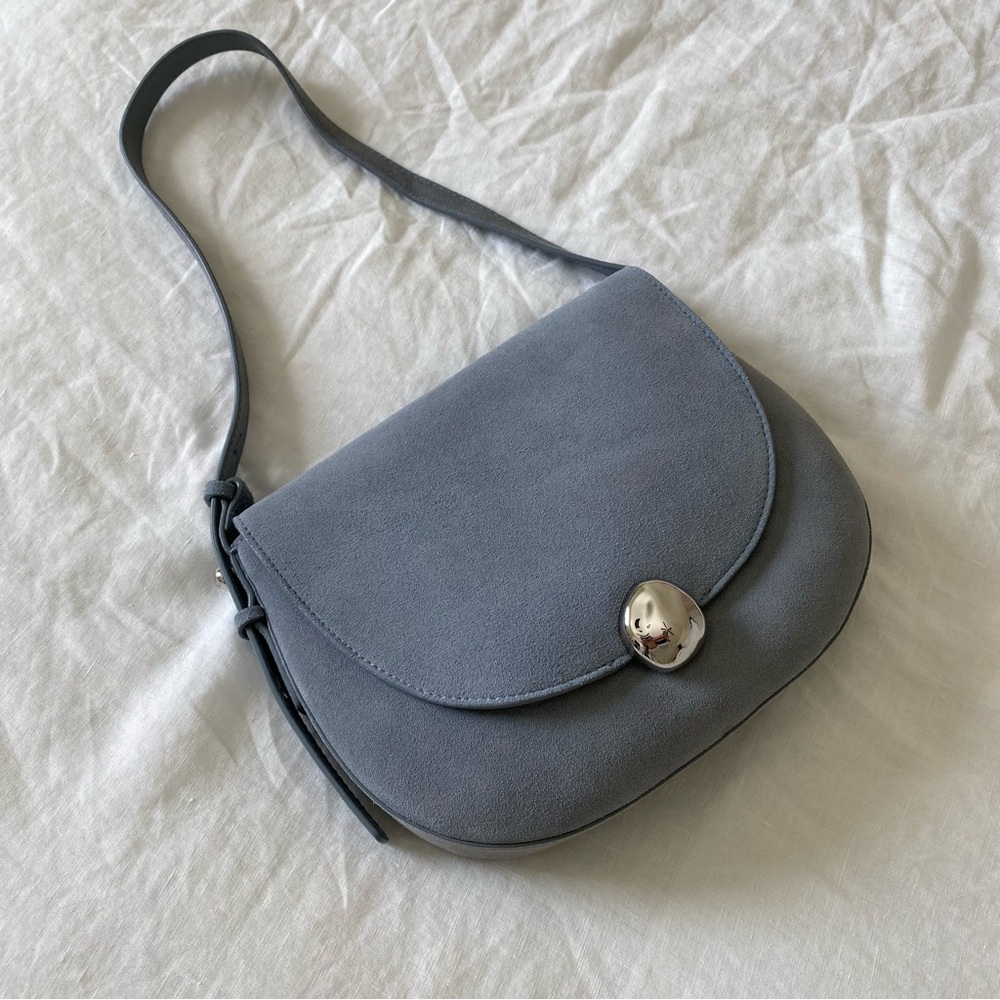 New Madewell Dakota Saddle Bag in ‘Terrace Blue’
